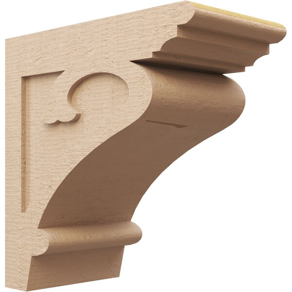 Ekena Millwork 11"W x 22"D x 22"H Classic Mayflower Rough Cedar Woodgrain TimberThane Corbel, Primed Tan CORUR11X22X22MAYRCPR - main